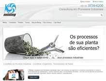 Tablet Screenshot of mixing.com.br